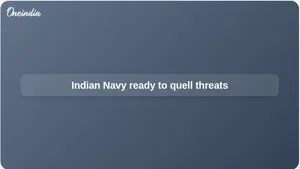 Cross-border security: Vice Admiral Krishna Swaminathan says Indian Navy ready to quell misadventure