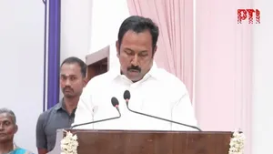 Cong MLA Rajesh Kumar Hails Kamaraj, Rahul Gandhi During Swearing In; Guv Corrects 'Not Part of The Oath'