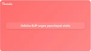 Odisha BJP panchayat outreach: Nitin Nabin asks ministers and MLAs to visit villages