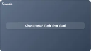 Chandranath Rath, Suvendu Adhikari aide, shot dead in Kolkata after West Bengal poll results