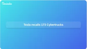 Tesla Cybertruck recall covers 173 vehicles after rotor cracks raise wheel stud separation risk