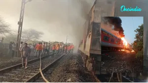 Rajdhani Express Coach On Thiruvananthapuram-Hazrat Nizamuddin Route Catches Fire In Kota Division