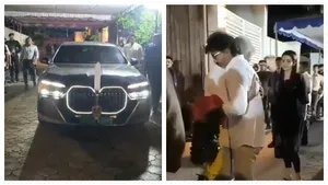 Vijay, Trisha Visit Ajith's House To Pay Last Respects - Watch