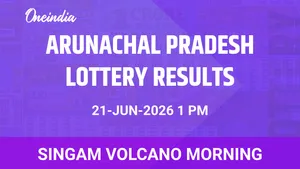 Arunachal Pradesh Singam Volcano Morning Winners 21 June — Prize Breakdown And Winners
