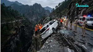 Woman, 11-Month-Old Son Die After Parked Car Plunges Into Gorge in Lahaul and Spiti