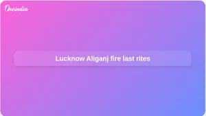 Lucknow Aliganj fire last rites held for nine victims as families mourn 15 deaths