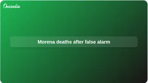 Morena train deaths after false fire alarm prompts passengers to jump from express