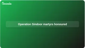 Operation Sindoor martyrs: Defence Ministry says homage paid early and gallantry awards conferred