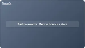 Padma awards investiture: President Droupadi Murmu honours Amritraj, Rohit Sharma and Alka Yagnik