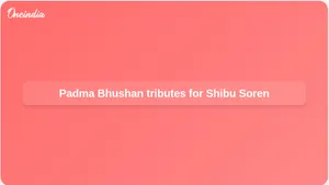 Padma Bhushan for Shibu Soren draws tributes from Hemant Soren, JMM and BJP in Jharkhand