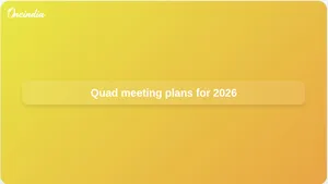 Quad meeting plans: Marco Rubio says US working on 2026 Indo-Pacific gathering