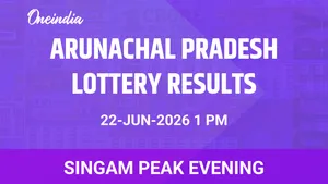 Singam Peak Evening Winners 22 June: Arunachal Pradesh Lottery Draw Results