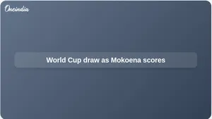 World Cup draw: South Africa hold Czech Republic 1-1 as Mokoena converts late penalty