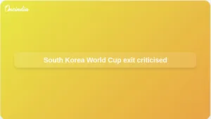 South Korea World Cup exit prompts President Lee criticism and reports Hong Myung-bo quit