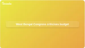 West Bengal budget 2026-27: Congress challenges BJP debt, jobs, and spending plans