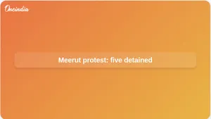 Meerut protest road blockade: five detained as police deny assault allegation