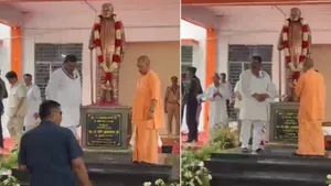 Uttar Pradesh CM Yogi Pays Tribute To Rajpal Tyagi, Unveils Statue and Launches ₹868 Crore Development Push