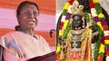 President Droupadi Murmu Inaugurates Shri Ram Yantra At Ayodhya S Ram Mandir Honors Karma Yogis 1522793.html