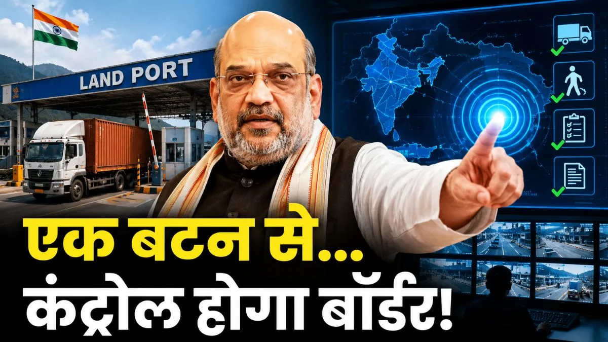 Land Port Management System क्या है, भारत के सभी बॉर्डर्स होंगे एक बटन से कंट्रोल!