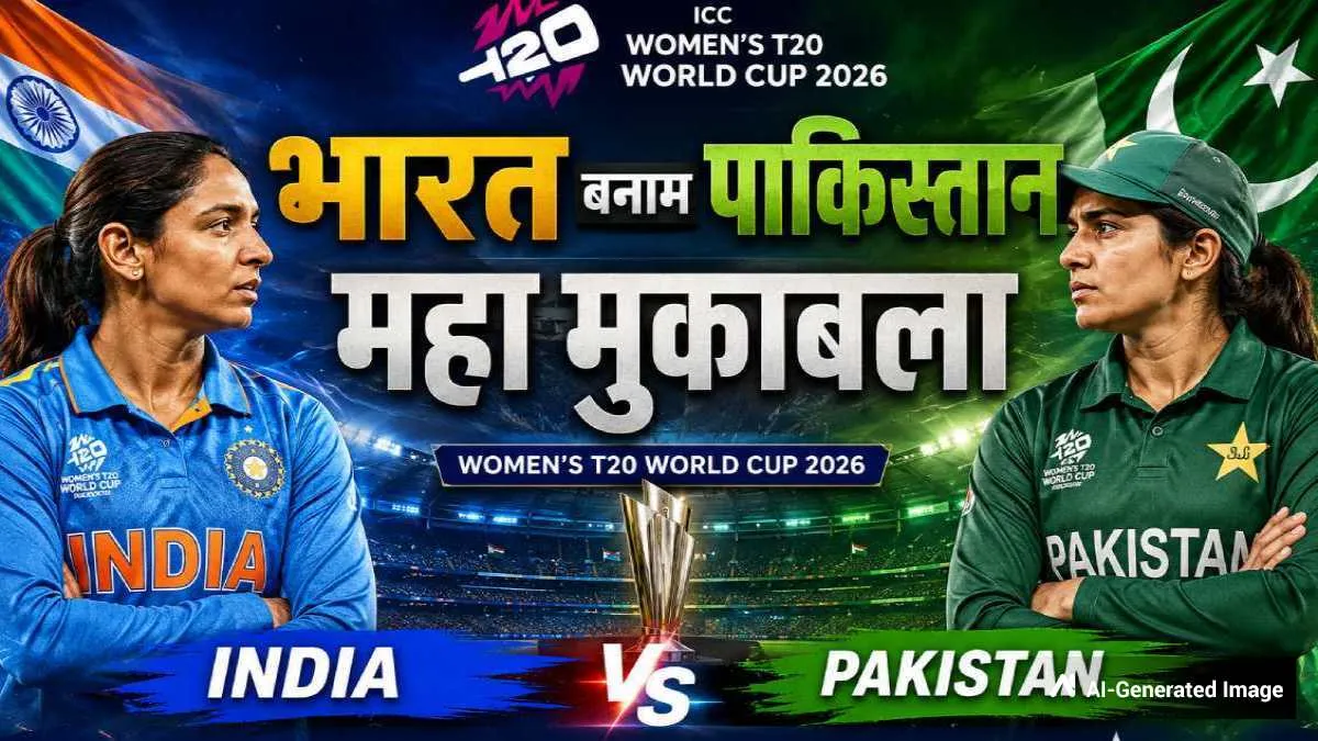 Womens T20 World Cup 2026: भारत-पाकिस्तान का मुकाबला आज, कहां देखें फ्री में LIVE? इतने बजे शुरू होगा मैच
