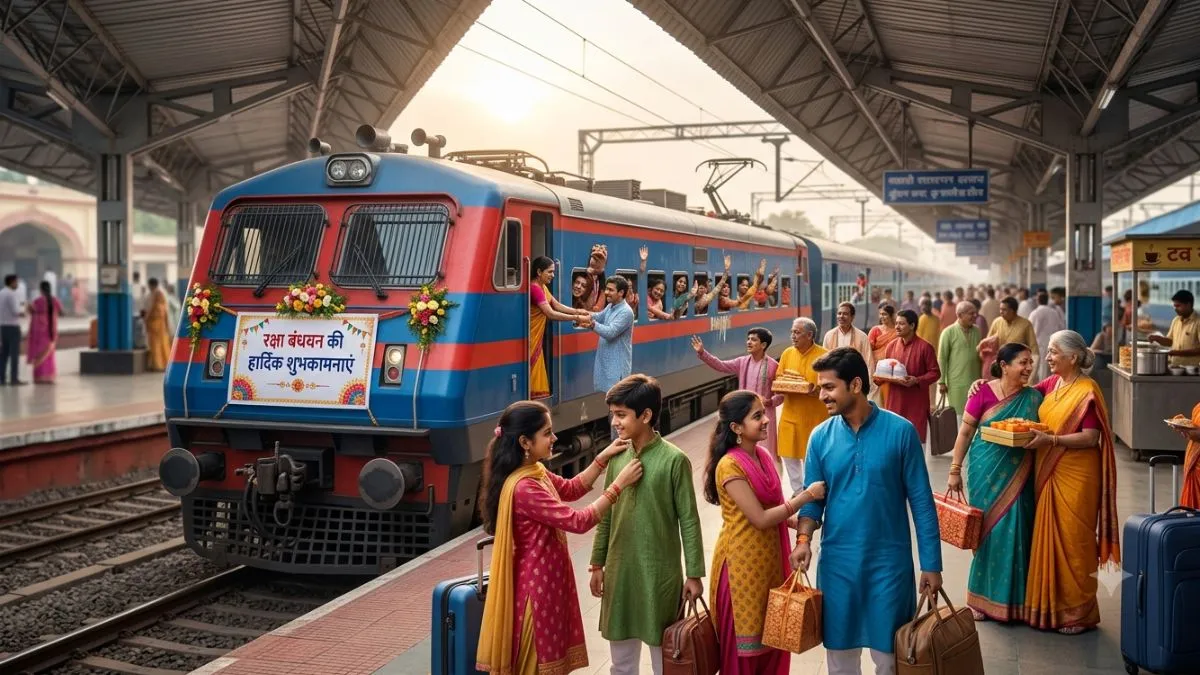 राखी पर घर जाना हुआ आसान! दिल्ली-एनसीआर समेत यूपी के इन शहरों के लिए चलेंगी 14 स्पेशल ट्रेनें