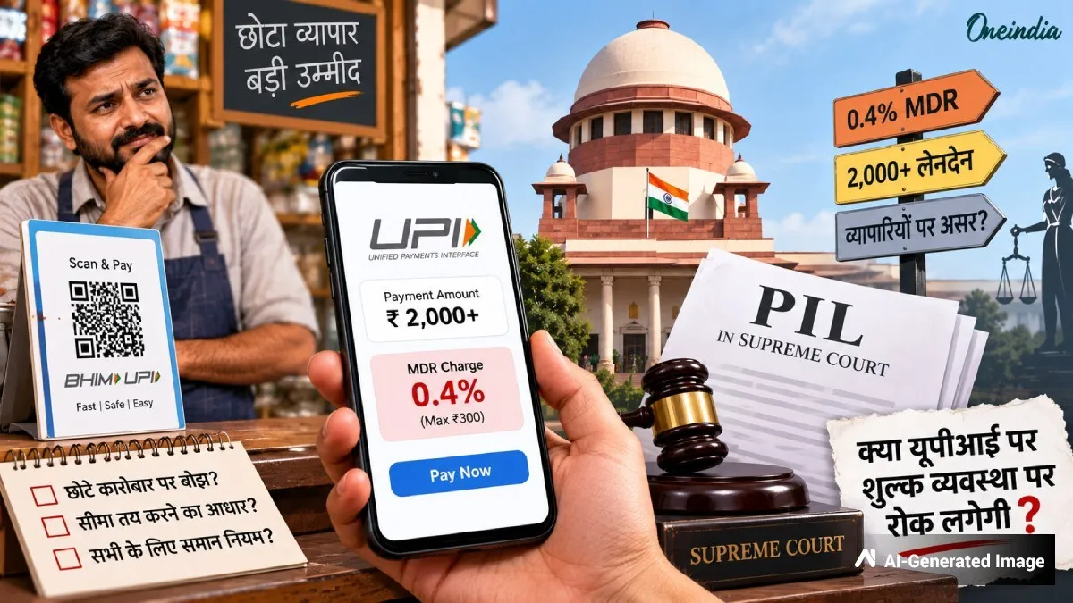 UPI Fee Controversy: ₹2000 से अधिक यूपीआई ट्रांजैक्शन पर चार्ज का मामला पहुंचा सुप्रीम कोर्ट, किसने क्या कहा?