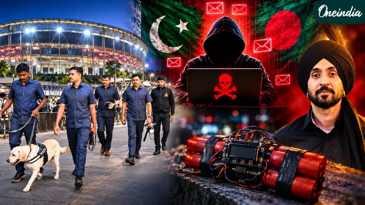 Bomb Threat: भारत में बम धमकियों के पीछे विदेशी नेटवर्क? बांग्लादेश-PAK से हो रहे ईमेल! Diljit निशाने पर क्यों