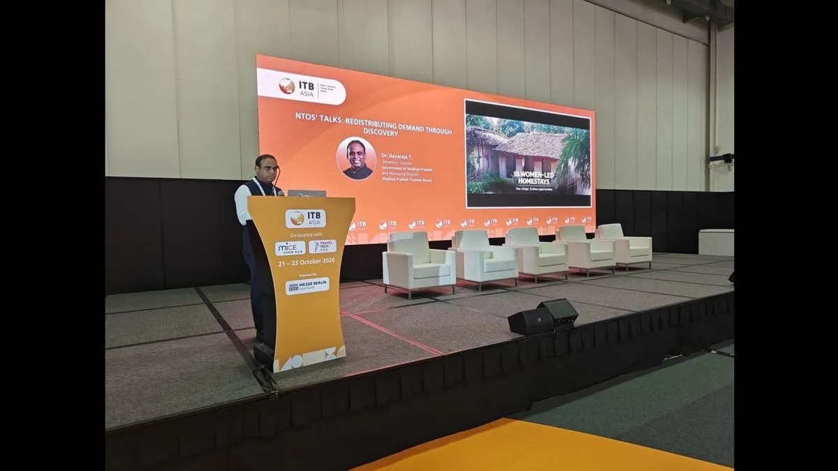 मध्यप्रदेश आएं ऑथेंटिक, रस्टिक और रॉ एक्सपीरियंस के लिए, ITB एशिया में बोले पर्यटन सचिव डॉ. इलैयाराजा टी