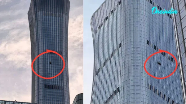 Small Sunward SA 60L Aurora aircraft strikes 109-story CITIC Tower China Zun in Beijing CBD
