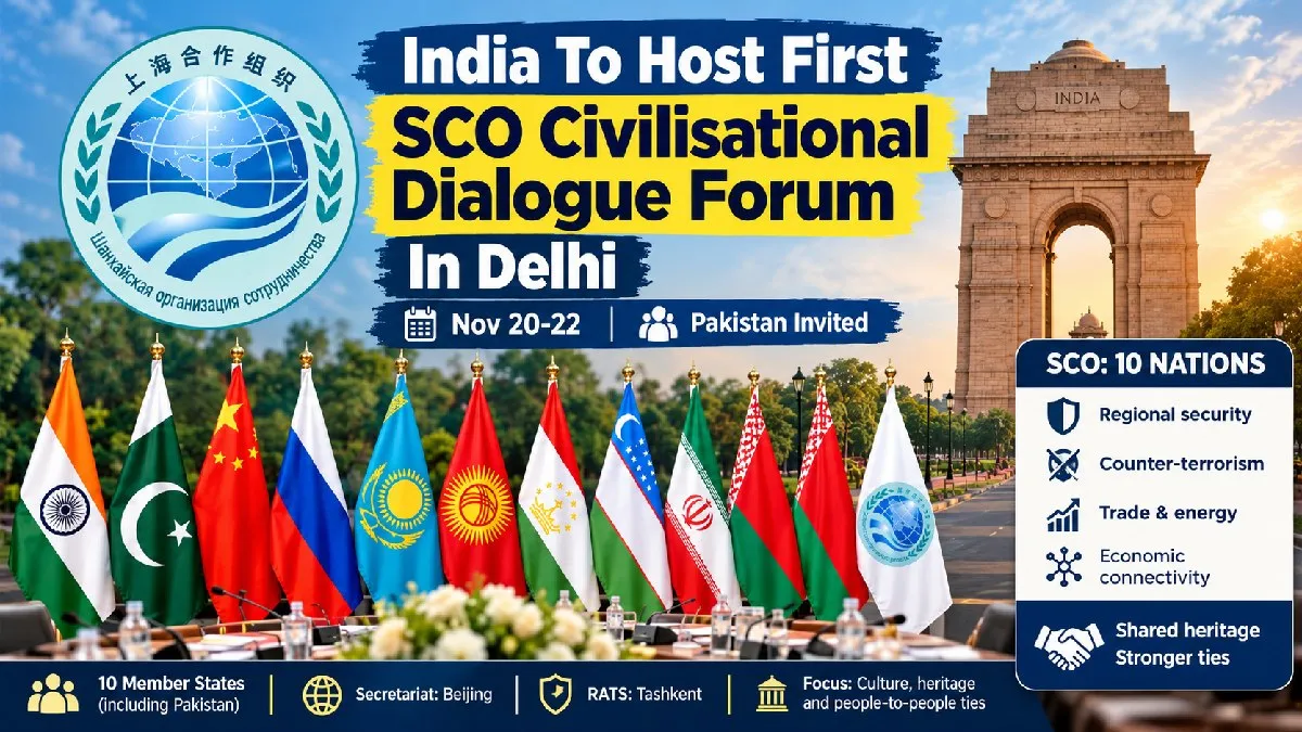 India To Host First SCO Civilisational Dialogue In Delhi, Pakistan Invited For November 20-22 Meet