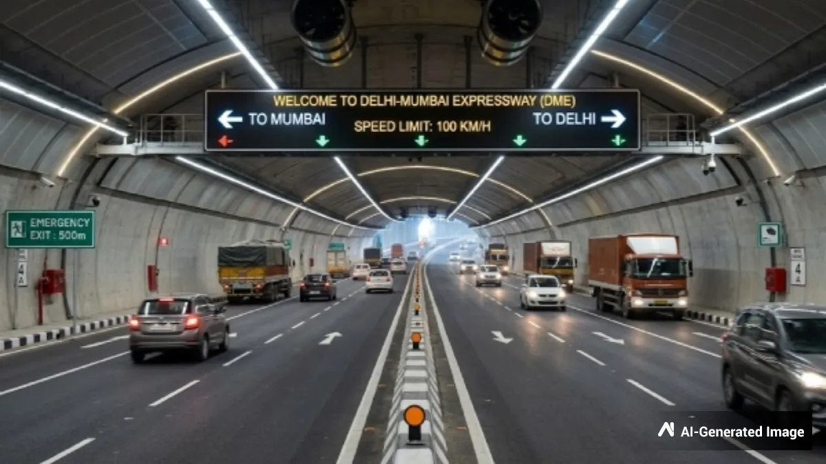 Expressway: ದೆಹಲಿ–ಮುಂಬೈ ಎಕ್ಸ್‌ಪ್ರೆಸ್‌ವೇ: ಜೂನ್ 20 ನಂತರ ತೆರೆಯಲಿರುವ ಮಹತ್ವದ 8-ಲೇನ್ ಟನಲ್ ಯೋಜನೆ