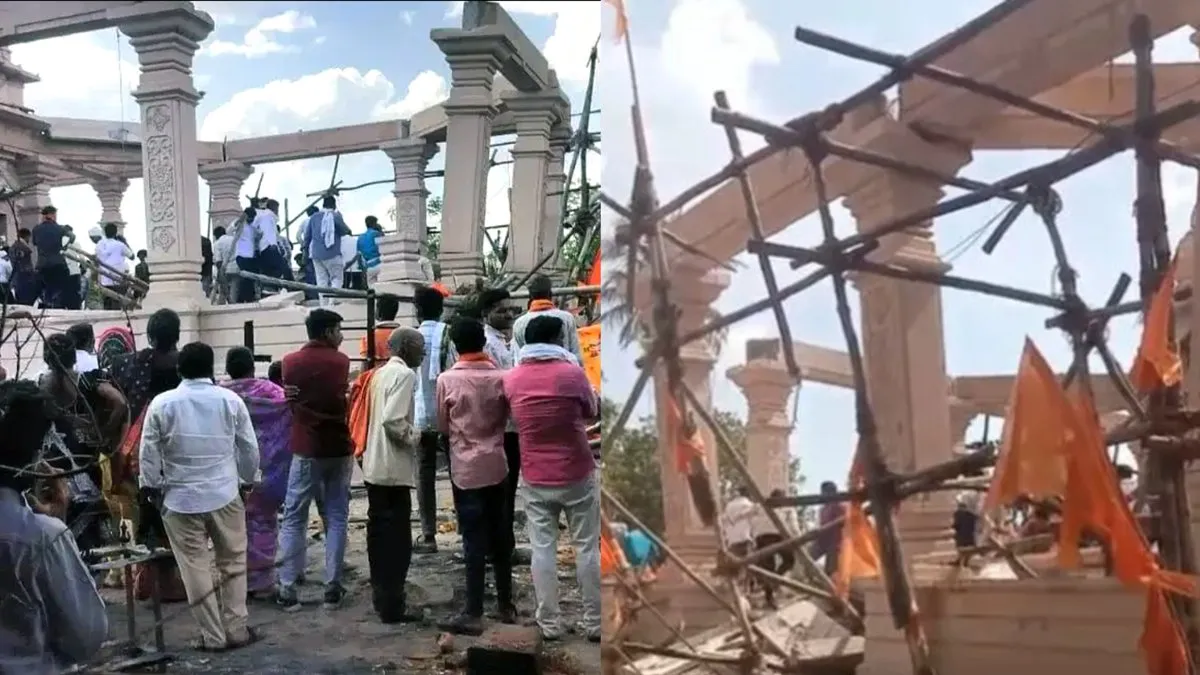 ಮಹಾರಾಷ್ಟ್ರದಲ್ಲಿ ಭೀಕರ ದುರಂತ: ಹನುಮಂತನ ದೇವಸ್ಥಾನದ ಛಾವಣಿ ಕುಸಿದು 7 ಭಕ್ತರು ಸಾವು