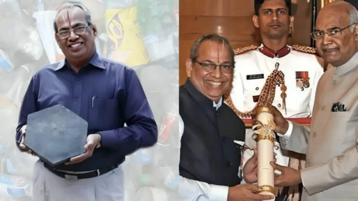ಕಸದ ಪ್ಲಾಸ್ಟಿಕ್‌ನಿಂದ ಸಾವಿರಾರು ಕಿ.ಮೀ ರಸ್ತೆ! ಭಾರತದ ‘ಪ್ಲಾಸ್ಟಿಕ್ ಮ್ಯಾನ್’ ಅಚ್ಚರಿ ಸಾಧನೆ
