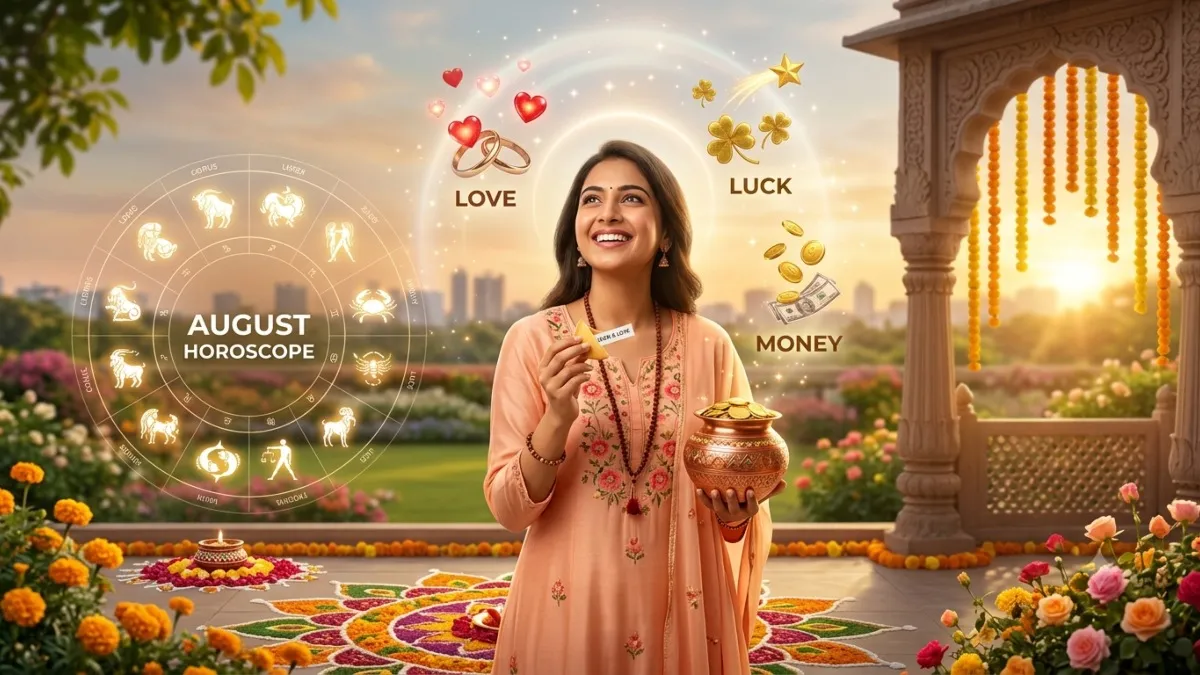 August Horoscope: ಆಗಸ್ಟ್ ತಿಂಗಳ ರಾಶಿಫಲ: ನಿಮ್ಮ ಲವ್ ಲೈಫ್, ಬ್ಯಾಂಕ್ ಬ್ಯಾಲೆನ್ಸ್ ಹೇಗಿರಲಿದೆ?