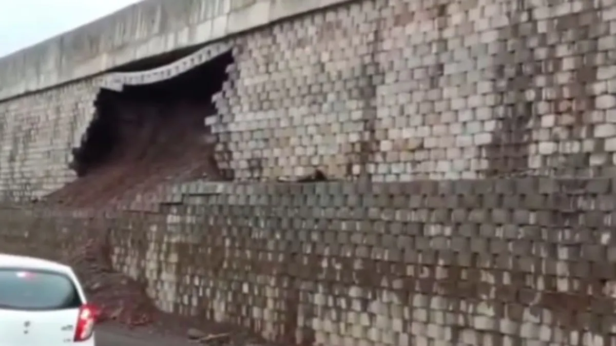 Bengaluru-Pune Highway: ಬೆಳಗಾವಿ ಬಳಿ ಬೆಂಗಳೂರು-ಪುಣೆ ರಾಷ್ಟ್ರೀಯ ಹೆದ್ದಾರಿ 48ರ ತಡೆಗೋಡೆ ಕುಸಿತ