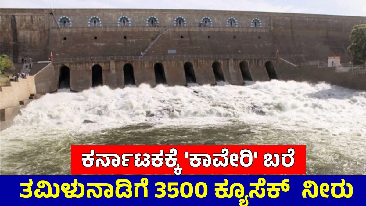 Cauvery Water: ಕರ್ನಾಟಕಕ್ಕೆ ಆಘಾತ! ತಮಿಳುನಾಡು ಸಿಎಂ ಮಾತುಕತೆ ಮುನ್ನವೇ ಕಾವೇರಿ ನೀರು ಹರಿಸಲು ಆದೇಶ