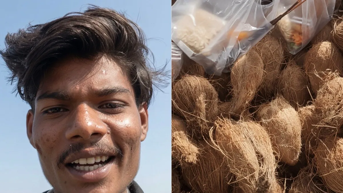 ರೈಲ್ವೆ ಕೆಲಸ ಬಿಟ್ಟು ದೇವಸ್ಥಾನದ ಮುಂದೆ ಕಾಯಿ-ಕರ್ಪೂರ ವ್ಯಾಪಾರ: ಈತ ಈಗ ತಿಂಗಳಿಗೆ ಗಳಿಸೋದು ಬರೋಬ್ಬರಿ 3 ಲಕ್ಷ ರೂ.!