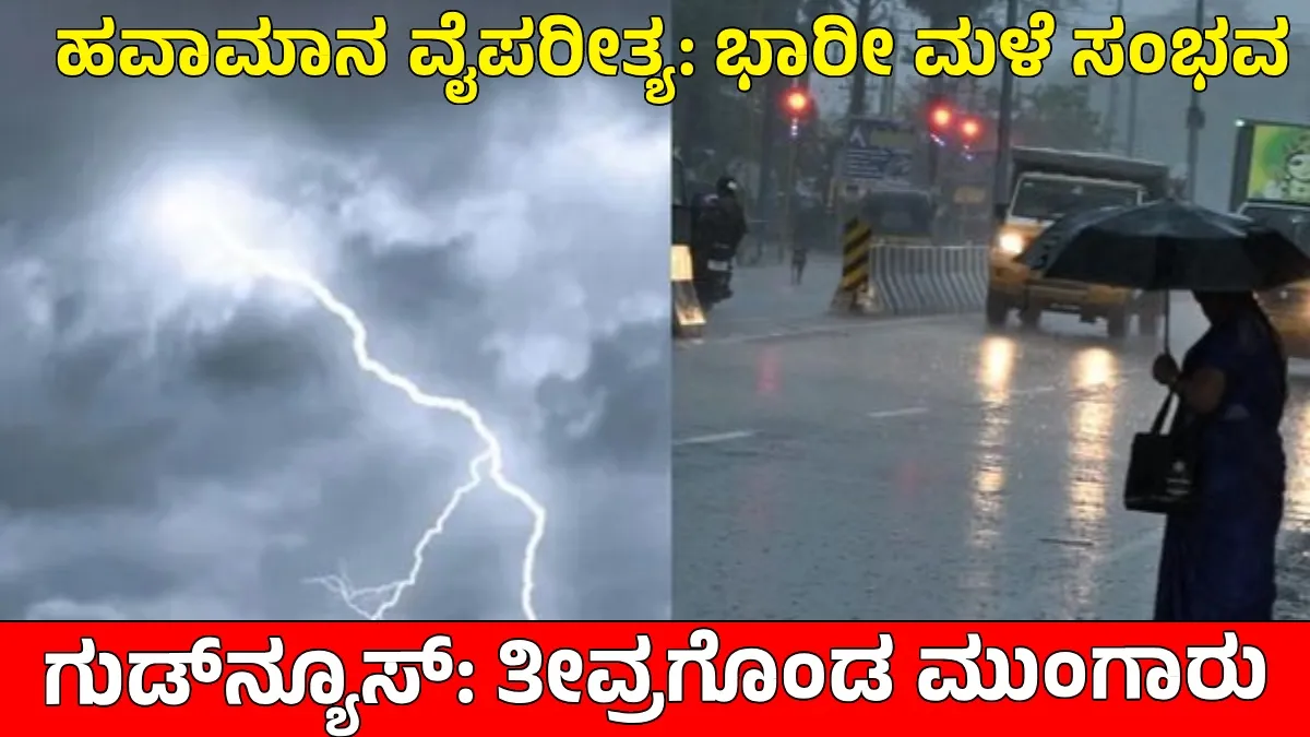 IMD Weather Forecast: ವಾಯುಭಾರ ಕುಸಿತ, ಕರ್ನಾಟಕ ಸೇರಿ 23 ರಾಜ್ಯಗಳಿಗೆ ಭಾರೀ ಮಳೆ; ಎಲ್ಲೆಡೆ ಮುಂಗಾರು ವಿಸ್ತರಣೆ