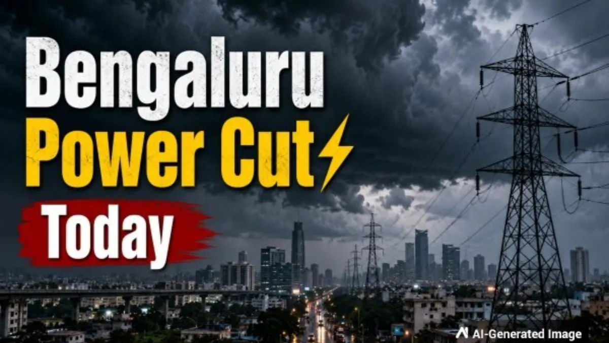 Bengaluru Power Cut Today: ಭಾನುವಾರ ನಗರದ ವಿವಿಧ ಬಡಾವಣೆಗಳಲ್ಲಿ ಬೆಳಗ್ಗೆ 10ರಿಂದ ವಿದ್ಯುತ್ ಕಟ್, ಎಲ್ಲೆಲ್ಲಿ?