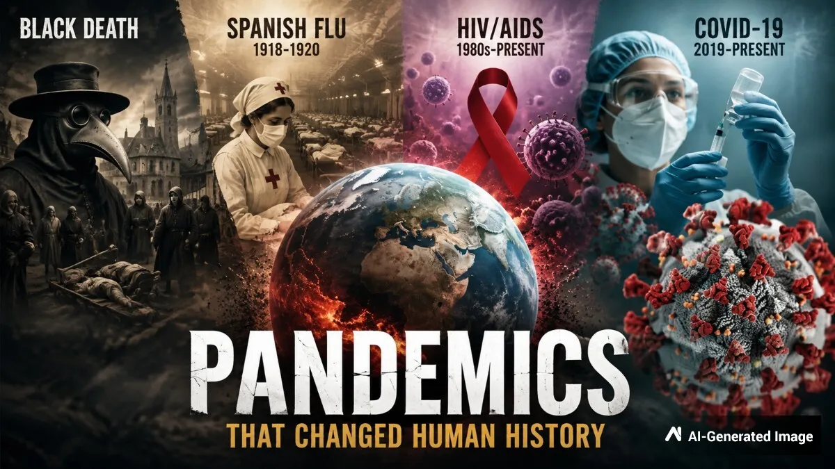 Deadliest Pandemics: ಭಾರತ ಸೇರಿ ವಿಶ್ವದ ಇತಿಹಾಸದಲ್ಲಿ ಅತೀ ಹೆಚ್ಚು ಜನರನ್ನು ಬಲಿ ಪಡೆದ ಮಹಾಮಾರಿಗಳು! ಇವು