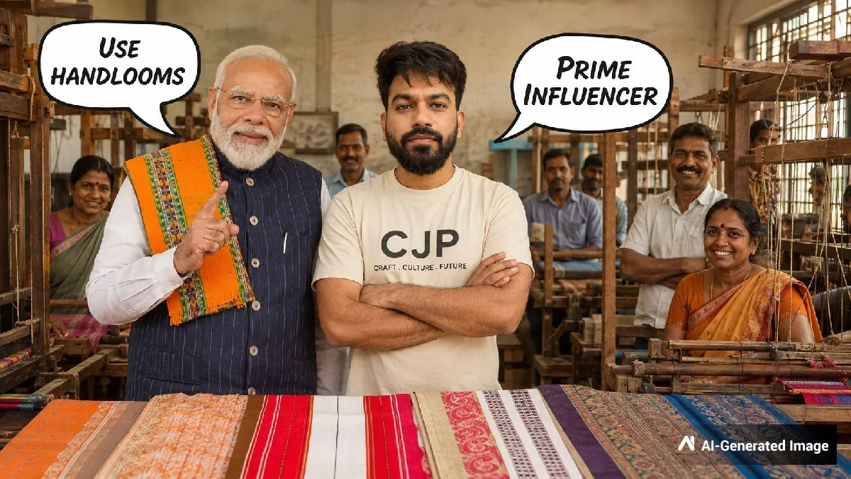 ಕೈ ಮಗ್ಗ ಉಳಿದರೆ ದೇಶ ಉಳಿದಂತೆ, ಅದನ್ನು ಉಳಿಸಲು ಕರೆ ನೀಡಿದರೆ ಜೆನ್ ಜೀಗಳೇಕೆ ಪ್ರೈಮ್ ಇನ್‌ಫ್ಲುಯನ್ಸರ್ ಅನ್ನೋದು?