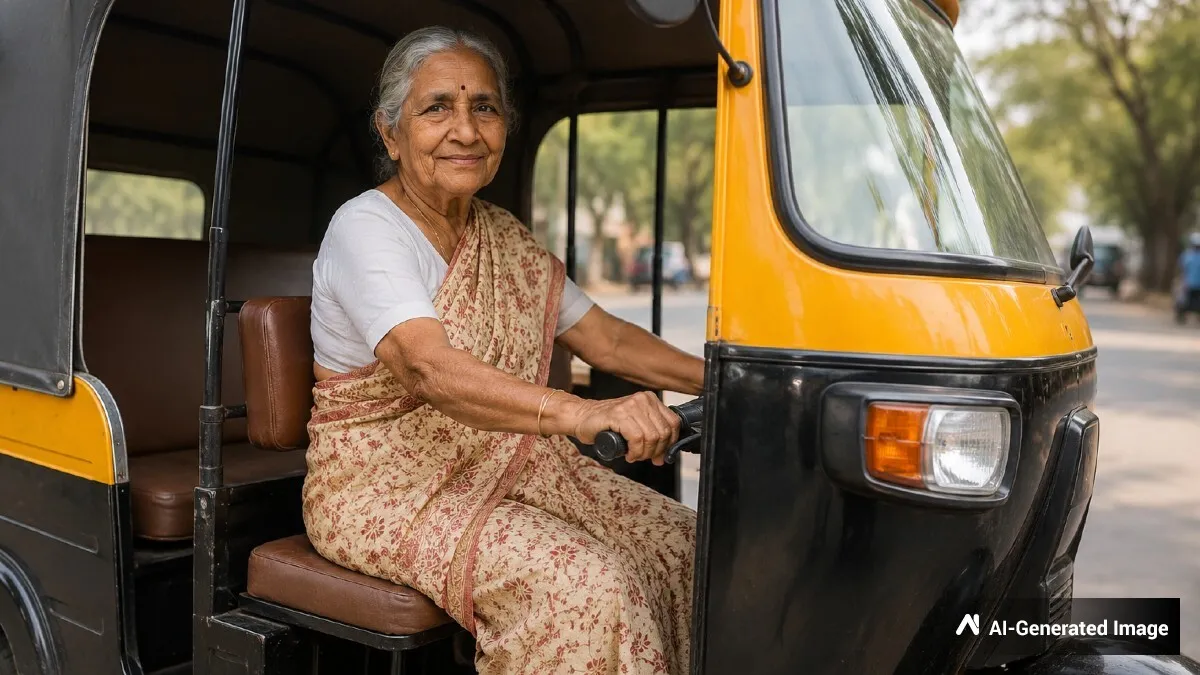 65ನೇ ವಯಸ್ಸಿನಲ್ಲಿ ಆಟೋ ಚಾಲನೆ ಮಾಡಿ 21,000 ರೂ. ಸಂಪಾದಿಸುತ್ತಿರುವ ಅಜ್ಜಿಯ ಸ್ಫೂರ್ತಿದಾಯಕ ಸ್ಟೋರಿ