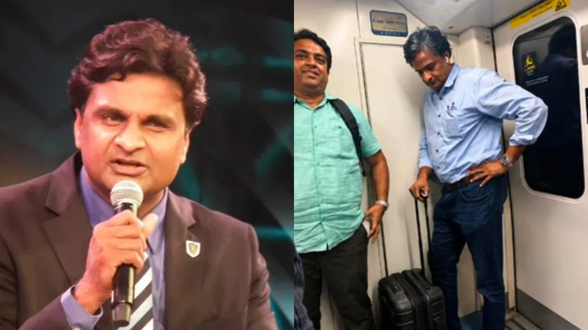 ಬೆಂಗಳೂರು ಮೆಟ್ರೋದಲ್ಲಿ 'ಮೈಸೂರು ಎಕ್ಸ್‌ಪ್ರೆಸ್‌' ಪ್ರಯಾಣ, ಟೀಮ್ ಇಂಡಿಯಾ ಮಾಜಿ ಕ್ರಿಕೆಟರ್‌ ಸರಳತೆಗೆ ಮೆಚ್ಚುಗೆಗಳ ಸುರಿಮಳೆ