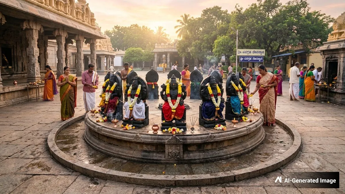 ನವಗ್ರಹಗಳಿಗೆ ಪ್ರದಕ್ಷಿಣೆ ಹೇಗೆ ಹಾಕಬೇಕು, ಶಾಸ್ತ್ರ ಏನು ಹೇಳುತ್ತದೆ, ಯಾವ ಮಂತ್ರ ಪಠಿಸಬೇಕು? ಇಲ್ಲಿದೆ ನೋಡಿ