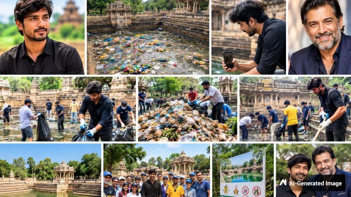 ಕಸದ ರಾಶಿಯಾಗಿದ್ದ 500 ವರ್ಷಗಳ ಹಳೆಯ ಕಲ್ಯಾಣಿ.. ಯುವಕನ ಒಂದೇ ಒಂದು ವೀಡಿಯೊದಿಂದ ಬದಲಾಯ್ತು ಚಿತ್ರಣ, ನಟ ಮಾಧವನ್ ಮೆಚ್ಚುಗೆ