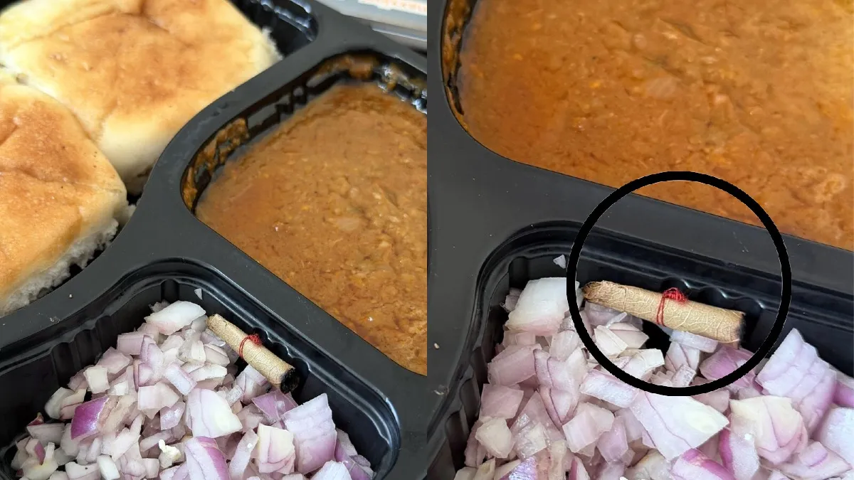 Bengaluru: Zomatoದಲ್ಲಿ ಪಾವ್ ಭಾಜಿ ಆರ್ಡರ್ ಮಾಡಿದ ಟೆಕ್ಕಿಗೆ ಕಾದಿತ್ತು ಶಾಕ್: ಈರುಳ್ಳಿ ಜೊತೆ ಬಂತು ಸೇದಿದ ಬೀಡಿ!