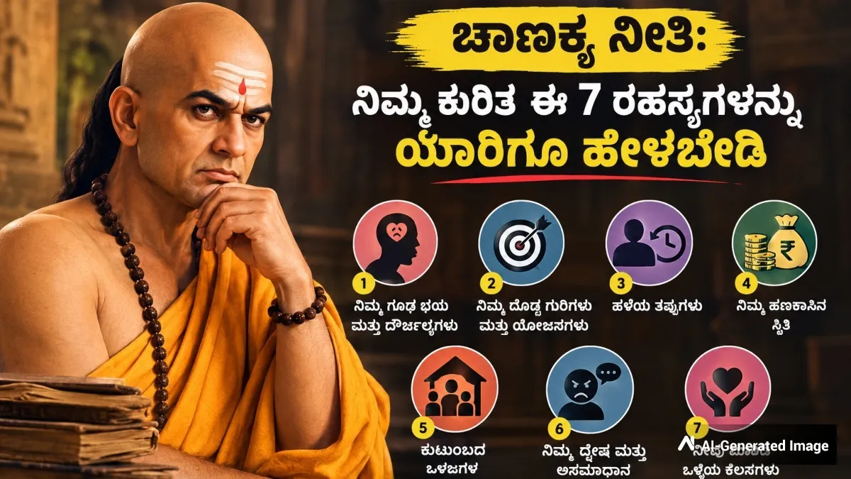 Chanakya Niti: ನಿಮ್ಮ ಕುರಿತ ಈ 7 ರಹಸ್ಯಗಳನ್ನು ಯಾರಿಗೂ ಹೇಳಬೇಡಿ