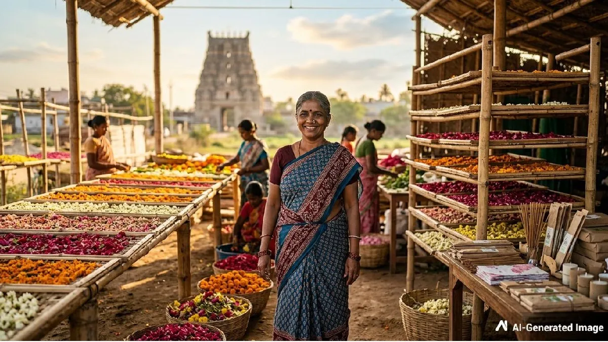 ಬಳಸಿ ಬಿಸಾಡುವ ಹೂವುಗಳಿಂದ ಕೋಟ್ಯಂತರ ರೂ. ಉದ್ಯಮ; ತ್ಯಾಜ್ಯಕ್ಕೆ ಮರುಜೀವ ನೀಡಿದ ನಾಲ್ವರು ಭಾರತೀಯ ಸಂಸ್ಥೆಗಳು