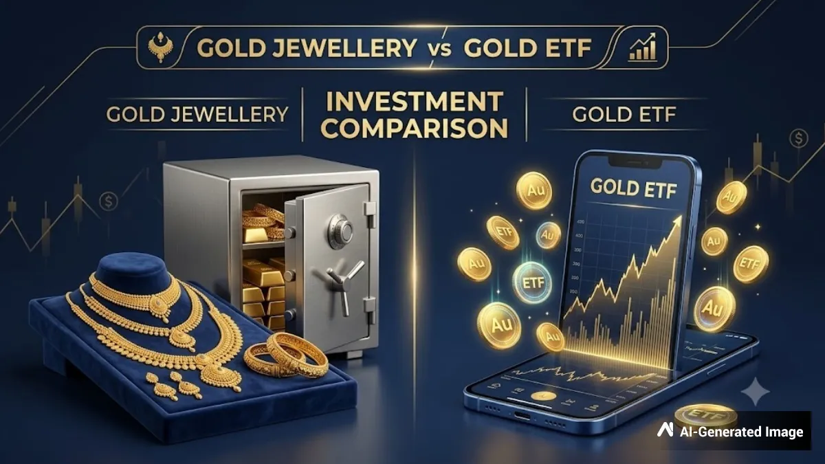 Gold investment: 5 ಲಕ್ಷ ರೂಪಾಯಿ ಚಿನ್ನ ಇಟ್ಟುಕೊಳ್ಳೋದಾ ಅಥವಾ ಇಟಿಎಫ್‌ ಮಾಡೋದಾ? ಯಾವುದು ಲಾಭ?