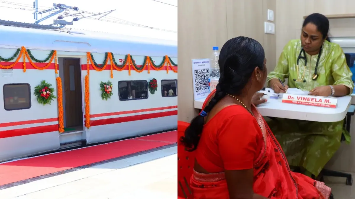 ಆಸ್ಪತ್ರೆಗೆ ಹೋಗಲು 3 ಗಂಟೆ ಬೇಕಿತ್ತು, ಈಗ 4000ಕ್ಕೂ ಹೆಚ್ಚು ಜನರ ಮನೆಬಾಗಿಲಿಗೆ ಬಂತು ರೈಲ್ವೆ ಸಂಚಾರಿ ಆಸ್ಪತ್ರೆ